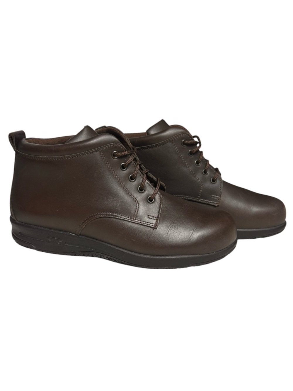 SAS Gretchen Brown Leather Lace Up Ankle Boots Comfort Shoes 9W